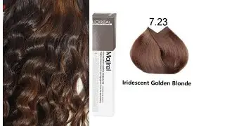 Loreal majirel  Global  hair  color 7.23 Iridesent Golden  Blonde  step by step   आप कैसे कर सकते है