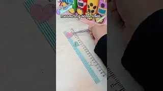I MADE A RULER FROM TRASH 🗑️📏Best Out Of Waste DIY #diy #schoolhacks #shorts