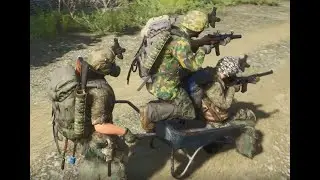 Scum Gameplay, We find a wheelbarrow (with bad adobe captions)