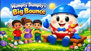 Humpty Dumpty&rsquo;s Big Bounce &ndash; 3D Kids Song & Nursery Rhyme | PipoMelody