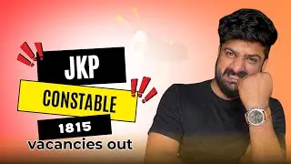 JKP CONSTABLE 2026 1815 VACANCIES ANNOUNCED