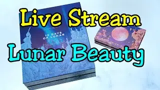 Live Stream: Lunar Beauty 12 Days of Lunar Advent Calendar & Nude Prism Blush Palette + Swatches