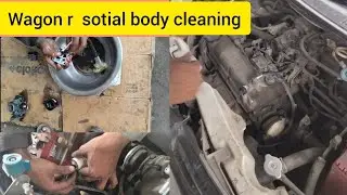 Wagon. R  sotial body cleaning 🚗