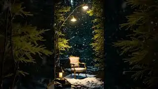 Snowfall Serenity: Relaxing Winter Ambiance #relax #shorts