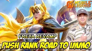 🔴 LIVE PUSH RANK MENUJU MYTHIC IMMORTAL + FREYA REVAMP BENTAR LAGI❗MABAR VIP❗MOBILE LEGENDS LIVE