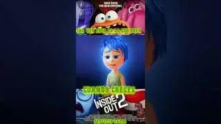 Alegr&iacute;a LLORANDO Intensamente 2 #shorts #insideout2 #peliculas