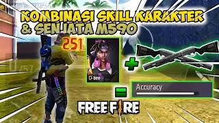 KOMBINASI SKILL D - BEE SAMA M590 NIHH GUYSSS !!! 😱, AIM SG NYA AUTO LENGKET DEHH 😎