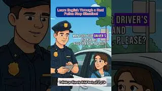 Learn English Through a Real Police Stop Situation!#LearnEnglish #EnglishConversation