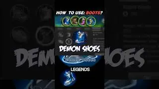 Mobile Legend Demon Shoes 😇 #mobilelegendsmobilelegends #mlbb #shorts