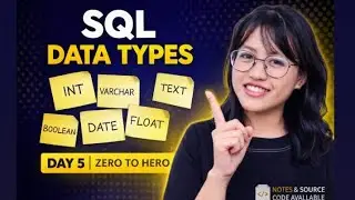 DAY 5: SQL Data Types Explained in Hinglish | INT, VARCHAR, DATE | Must for Developers