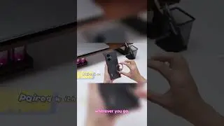 360&deg; Rotation Magnetic Phone Selfie Light with Makeup Mirror and Phone Stand - Omnibuyra