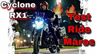 و أخيرا بالمغرب 🛵 Test Ride Moto Cyclone RX1 دراجة نارية على شكل BMW GS😱