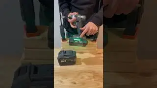 Flex 24v Impact Driver 2.5Ah vs 10Ah Stacked Lithium Battery! #flextools #flex #stackedlithium