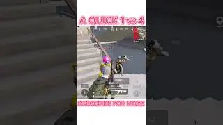 A QUICK 1 vs4 #bgmindia #pubgmobile #bgmi #shortsviral #shorts #shortvideo #youtube #scout #mortal