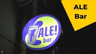 Drinking in Prague - Ale Bar.