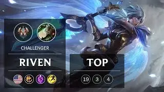 Riven Top vs Zed - NA Challenger Patch 8.24