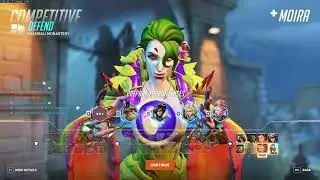 Overwatch 2 - Competitive with Moira healer -  gameplay - John Overwatch :-) Full-Match