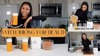 Batch Juicing - Apple Beet Carrot Ginger Juice | POWERFUL Immune Booster Recipe + More | Easy