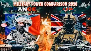 France vs UK military power Comparison 2026 || UK vs France military power comparison 2026