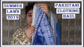 Pakistani lawn suits haul | Summer Lawn Collection 2019