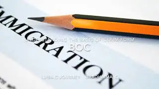 Understanding basis of claim form BOC