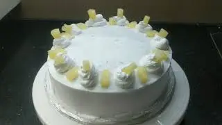 Pineapple Cake | Bakery Style Pineapple Cream Cake | Menu of the day