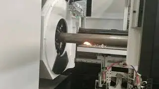 round pipe cut by Acme tube laser cutting machine LT-12050TKA 6kw