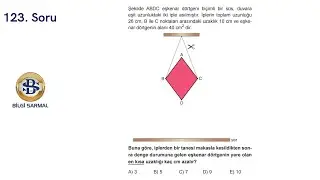 Günün Geometri Sorusu-123 (Bilgi Sarmal Yayınlarından) | YKS2026 