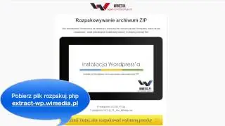 Jak ręcznie zainstalować WordPress'a na serwerze FTP nazwa.pl