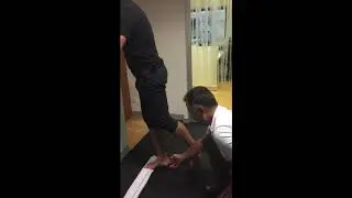 Tendonitis Exercise as demonstrated by George & Eddie, Osteos @ SHP.