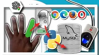 Python Django Biometric Registration with HID DigitalPersona 4500 | Save Fingerprints to MySQL DB