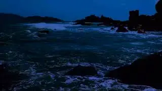 Peaceful Night Ocean Waves & Soft Healing Piano for Deep Sleep, Stress Relief and Calm Mind