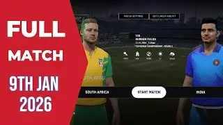 India 🇮🇳 vs SA 🇿🇦| T20 Match - 9th Jan | Durban | T20 World Cup-1 🏆2024
