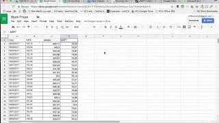 Google Sheets Data Analysis | Line Chart