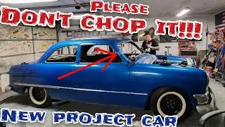 OH NO!! 1950 Ford Shoebox chop top??? with some randomness