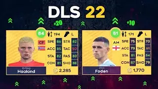 DLS 22 Biggest Rating Upgrades | Dream League Soccer 2022 | MH Gamer