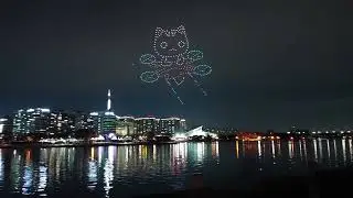 일산 호수공원 400대 드론쇼(고양시 승격 30주년)