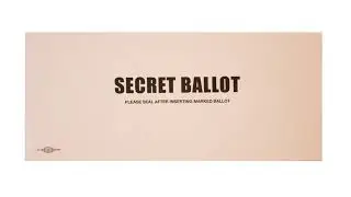 Tutorial: Proper Handling of a Secret Ballot