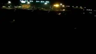 Air Canada night takeoff on 777-300ER with GE90-115B
