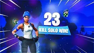 MY BEST GAME EVER - 23 KILL SOLO WIN (Fortnite Battle Royale)