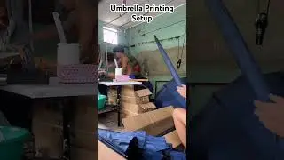 Project Umbrella #silkscreenprinting #giveaway #fypシ #viral #viralvideo