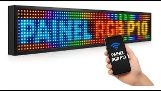 COMO  CONFIGURAR PAINEL PROPAGANDA WIFI DE LED  RGB P10 LUATEK