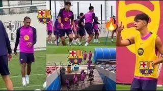 INSIDE TRAINING | Barcelona Full Team return to training today🔥  Yamal, Raphinha, Lewandoski, Roony