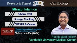 Mirazul Islam on Stem Cell Development, Lineage Tracking, CRISPR, & Cancer | Research Digest | S1E5