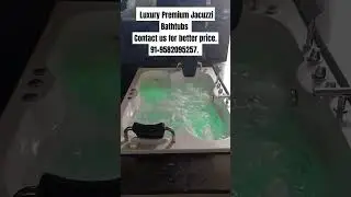 Jacuzzi Bathtub Manufacturer in India. Best Price Jacuzzi. #shorts #jacuzzi #bathtub # #poolbath