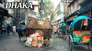 DAILY LIFE IN OLD DHAKA BANGLADESH|AMAZING UNSSEN WALK TOUR 4K VIDEO.