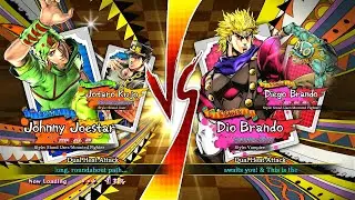 Jojo EOH Johnny and Jotaro vs Dio and Diego
