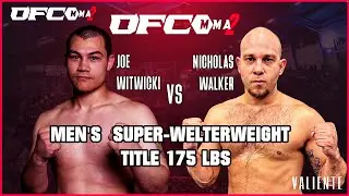 OFC MMA 02 – Men’s Super Welterweight Title 175 lbs | Joe Witwick vs Nicholas Walker | Full Fight