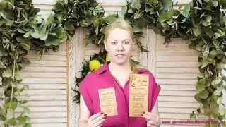 Engraved Wooden Wedding Invitations