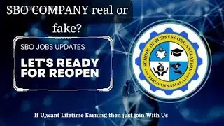 SBO COMPANY real or fake || MCA certificate|| review ||